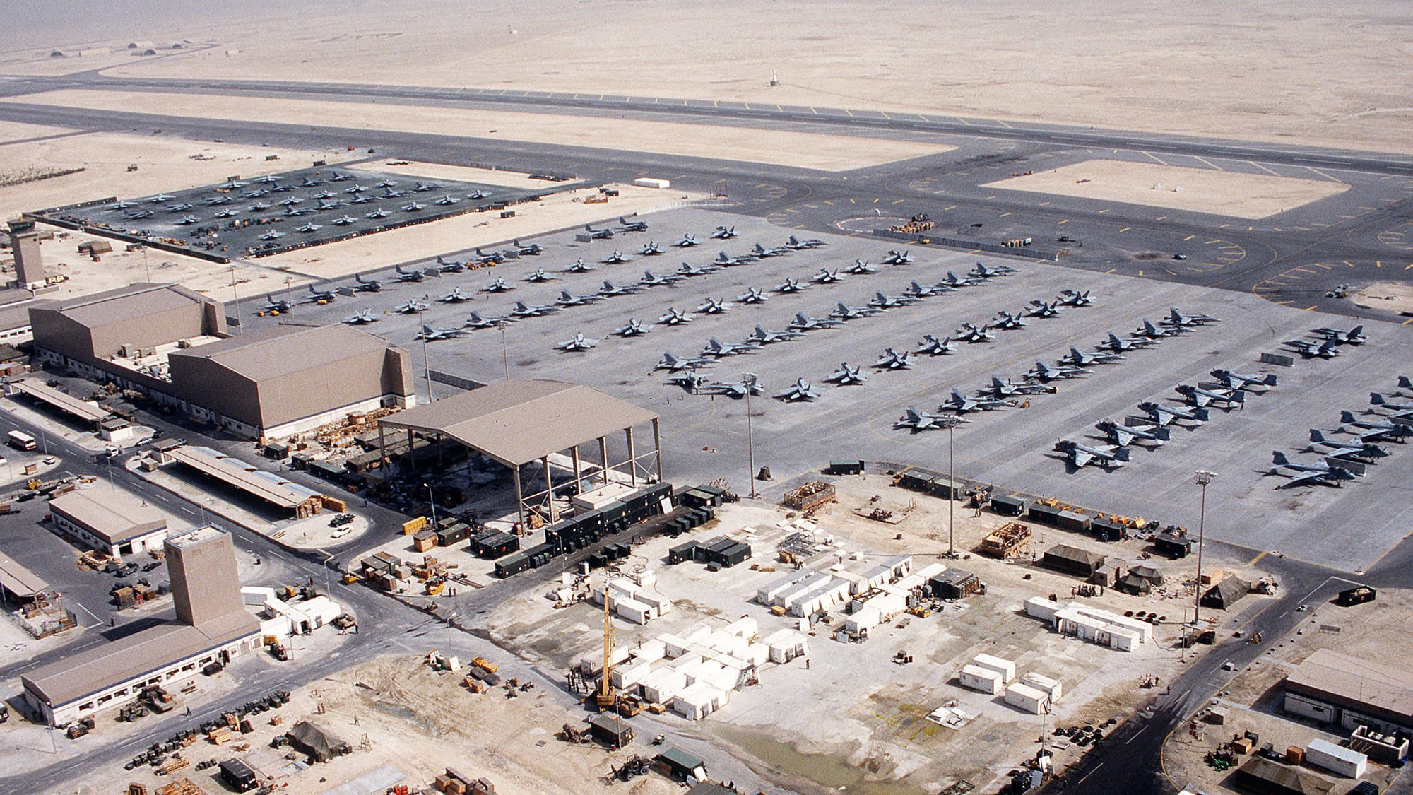 Bahrain issues shelter alerts as Iran claims drones hit Sheikh Isa Air Base
